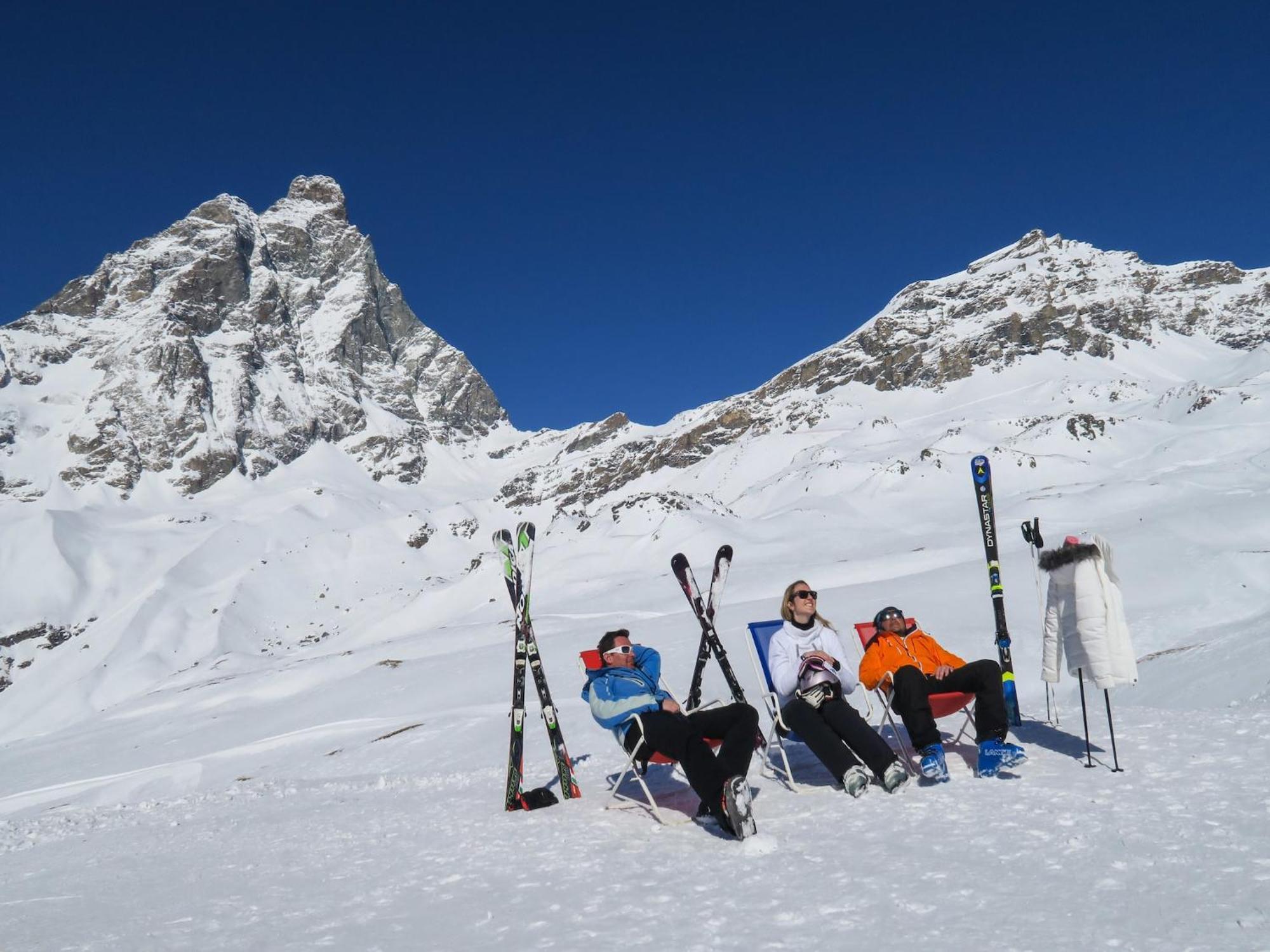 Contemporary Apartment In Breuil Cervinia Near Ski Area Bagian luar foto